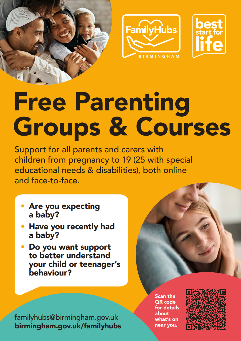 Free parenting groups and courses